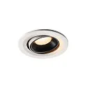 LED Ceiling recessed luminaire NUMINOS® MOVE S, 3000K, 55°, white/black