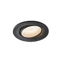 LED Ceiling recessed luminaire NUMINOS® MOVE S, 4000K, 40°, black/white