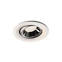 LED Ceiling recessed luminaire NUMINOS® MOVE S, 4000K, 55°, white/chrome
