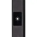 SLV Luminaria de pedestal WORKLIGHT Arriba-Abajo, para estación de trabajo VDU, con sensor, UGR < 19 IP20, negro regulable