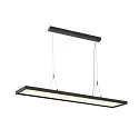 Luminaria colgante WORKLIGHT DALI Arriba-Abajo, controlable por DALI, UGR < 19 IP20, negro regulable