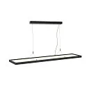 SLV Luminaria colgante WORKLIGHT DALI Arriba-Abajo, controlable por DALI, UGR < 19 IP20, negro regulable