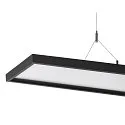 SLV Luminaria colgante WORKLIGHT DALI Arriba-Abajo, controlable por DALI, UGR < 19 IP20, negro regulable