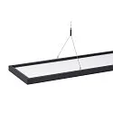 SLV Luminaria colgante WORKLIGHT DALI Arriba-Abajo, controlable por DALI, UGR < 19 IP20, negro regulable