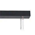 SLV Luminaria colgante WORKLIGHT DALI Arriba-Abajo, controlable por DALI, UGR < 19 IP20, negro regulable