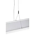 SLV Luminaria colgante WORKLIGHT DALI Arriba-Abajo, controlable por DALI, UGR < 19 IP20, blanco regulable