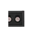 Luminaria empotrable para techos MILANDOS 6 IP20, negro