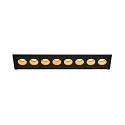 Ceiling recessed luminaire MILANDOS 8, 45°, 2700K, black