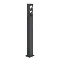 SLV LED Floor lamp ESKINA FRAME 125 Pole double, 27W, 3000/4000K, 95°, anthracite