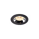 LED Ceiling recessed luminaire NUMINOS® XS, 2700K, 40°, black/chrome