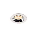 LED Ceiling recessed luminaire NUMINOS® XS, 2700K, 55°, white/chrome