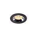 LED Ceiling recessed luminaire NUMINOS® XS, 3000K, 40°, black/chrome