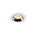 LED Ceiling recessed luminaire NUMINOS® XS, 3000K, 40°, white/chrome
