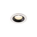 LED Ceiling recessed luminaire NUMINOS® XS, 4000K, 40°, white/black