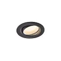LED Ceiling recessed luminaire NUMINOS® MOVE XS, 4000K, 40°, black/white
