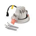 SLV LED Ceiling recessed luminaire NUMINOS® MOVE XS, 4000K, 20°, white/chrome
