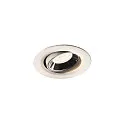 LED Ceiling recessed luminaire NUMINOS® MOVE XS, 4000K, 55°, white/chrome