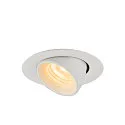 SLV LED Ceiling recessed luminaire NUMINOS® GIMBLE XS, 3000K, 55°, white