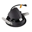 SLV LED Ceiling recessed luminaire NUMINOS® GIMBLE S, 2700K, 20°, black
