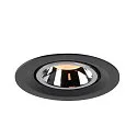 SLV Luminaria empotrable para techos NUMINOS GIMBLE M, cromo, negro