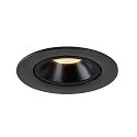 SLV LED Ceiling recessed luminaire NUMINOS® GIMBLE L, 2700K, 20°, black
