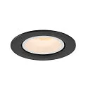 SLV LED Ceiling recessed luminaire NUMINOS® GIMBLE L, 2700K, 55°, black/white