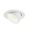 SLV LED Ceiling recessed luminaire NUMINOS® GIMBLE L, 4000K, 40°, white