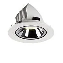 SLV LED Ceiling recessed luminaire NUMINOS® GIMBLE L, 4000K, 55°, white/chrome
