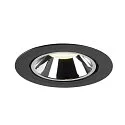 SLV LED Ceiling recessed luminaire NUMINOS® GIMBLE XL, 4000K, 40°, black/chrome