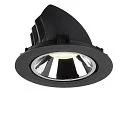 SLV LED Ceiling recessed luminaire NUMINOS® GIMBLE XL, 4000K, 55°, black/chrome