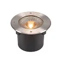 LED Floor recessed luminaire ROCCI 200 EL, round, 16W, 3000K, 120°, black