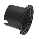SLV LED Floor recessed luminaire ROCCI 200 EL, square, 16W, 3000K, 120°, black