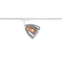 SLV 1-phase spot PARA CONE GL GU10, transparent, white