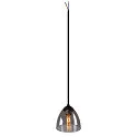 Luminaria colgante PARA CONE GL GU10 GU10 IP20, negro, transparente