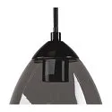 Luminaria colgante PARA CONE GL GU10 GU10 IP20, negro, transparente