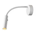 SLV LED Wall luminaire KARPO GOOSE, 5,8W, 3000K, 40°, white