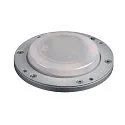 SLV LED module SMALL PLOT, 3W, 3000K, CRI80, 180°, frosted, aluminium