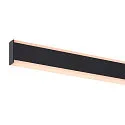 SLV Luminaria colgante ONE LINEAR 100 PHASE UP/DOWN IP20, negro regulable