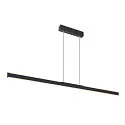 SLV Luminaria colgante ONE LINEAR 140 PHASE UP/DOWN IP20, negro regulable