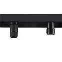 SLV LED Wall / Ceiling luminaire FLOODI L, 48W, 3000K, 100°, anthracite/transparent
