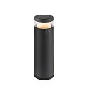 SLV Luminaria para balizas M-POL 30 cilíndrico, corto, sin enchufe IP65, antracita regulable