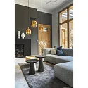 Luminaria colgante PANTILO 20 PD E27 IP20, dorado