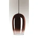 SLV Luminaria colgante PANTILO OVAL PD E27 IP20, color cobre