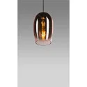 SLV Luminaria colgante PANTILO OVAL PD E27 IP20, color cobre