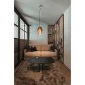 SLV Luminaria colgante PANTILO OVAL PD E27 IP20, color cobre