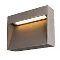 SLV Luminaria de pared para exteriores CONCRETO M IP65, gris