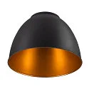Pantalla de luminaria PARA DOME, dorado, negro
