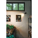 SLV Luminaria de pared y techo ASTO TUBE CW SINGLE de 1 llama, redondo, giro cardánico GU10 IP20, negro regulable