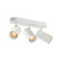 Luminaria de pared y techo ASTO TUBE CW TRIPLE de 3 llamas, lang, giro cardánico GU10 IP20, blanco regulable