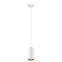 SLV Luminaria colgante ASTO TUBE de 1 llama, redondo, rígido GU10 IP20, blanco regulable